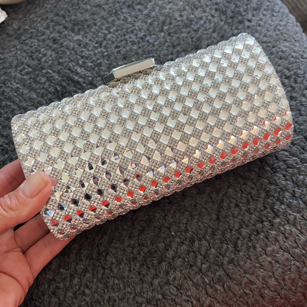 Rhinestone clutch